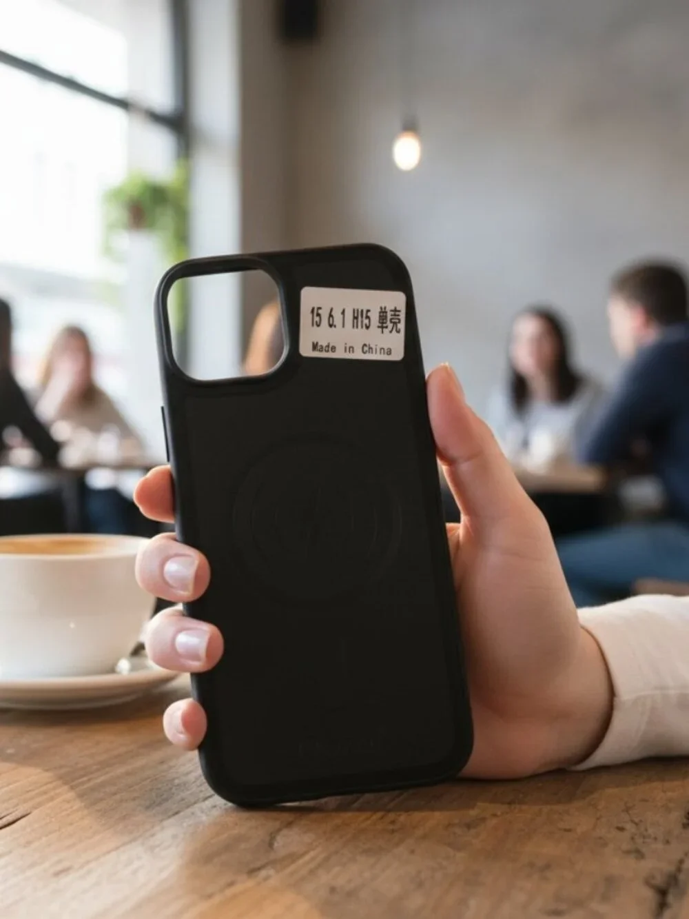 Black Phone Case 6.1